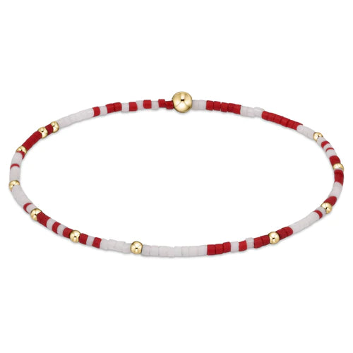 gameday hope unwritten bracelet - crimson/white by enewton