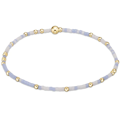 gameday hope unwritten bracelet - light blue/white by enewton