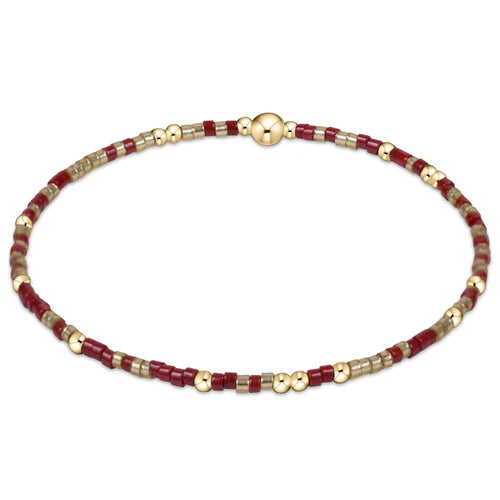 enewton extends - gameday hope unwritten bracelet - bright orange-wine by enewton