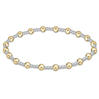 enewton Extends - Classic Sincerity Pattern 4mm Bead Bracelet - Mixed Metal by enewton