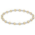 Classic Sincerity Pattern 4mm Bead Bracelet - Mixed Metal by enewton - A. Dodson's