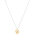 16" Necklace Mixed  Metal Classic Gold 8mm Charm by enewton