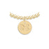enewton eCollegiate Extends Classic Gold 3mm bracelet with the University of Michigan disc
