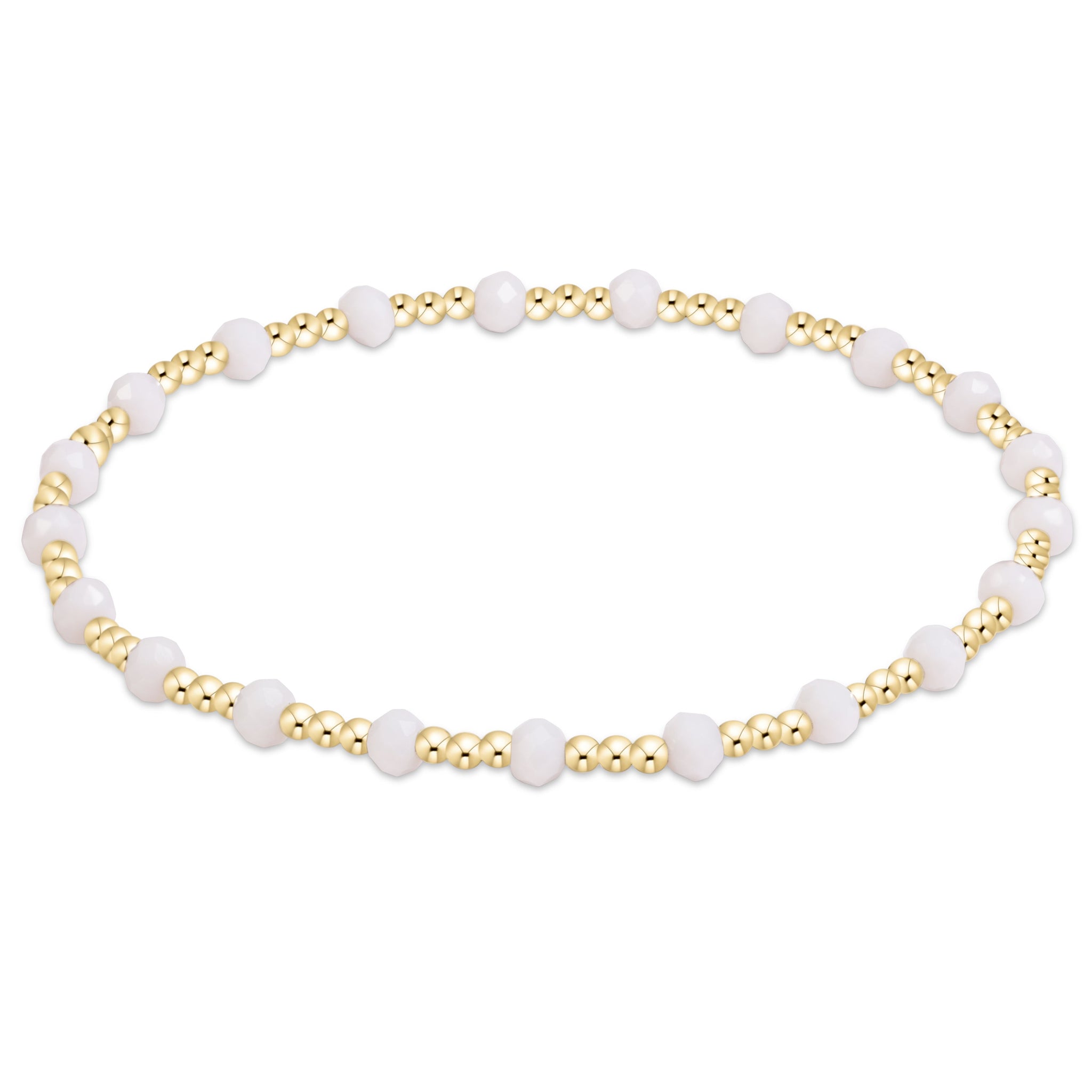 White enewton gameday flirty sincerity bracelet