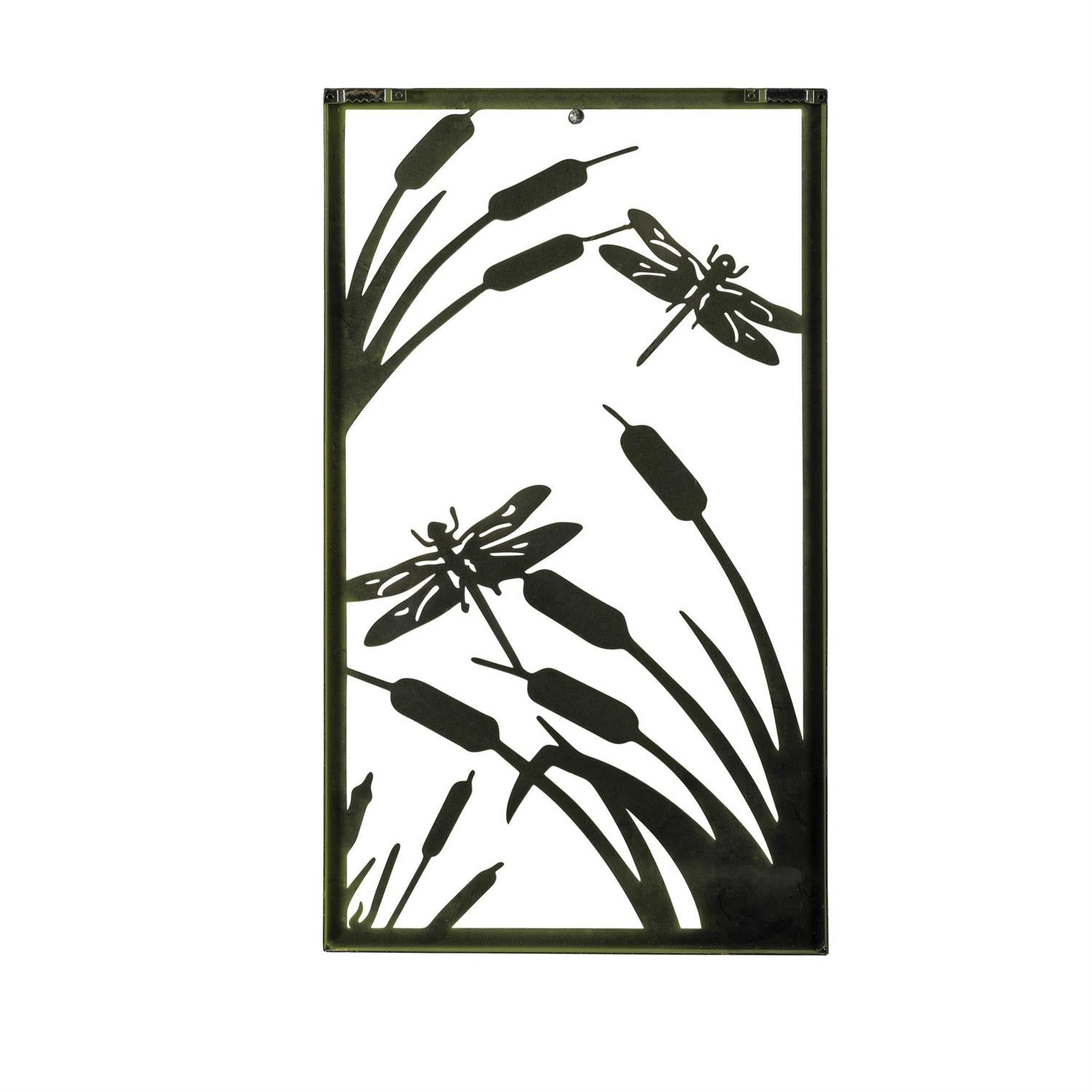 Pollinator Garden Outdoor Wall Decor, Metal, Dragonfly