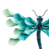 Pollinator Garden Outdoor Wall Decor, Metal, Petal Dragonfly Wall Art