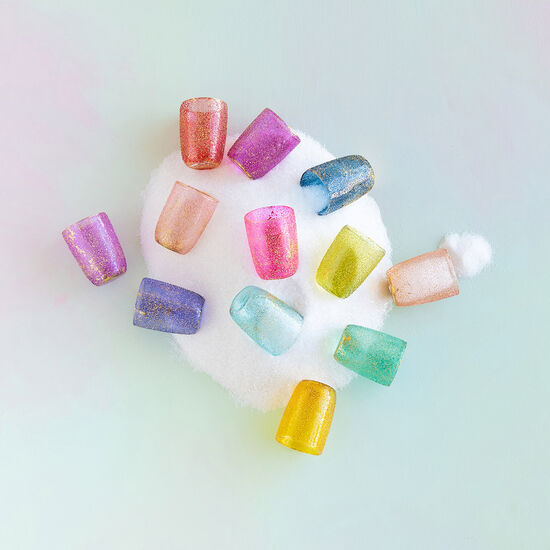 Rainbow Stubble Votive, By Glitterville, 12 Colors