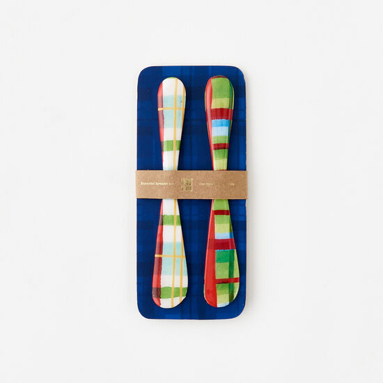 Plaid Spreader Set