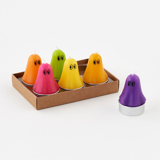 Colorful Ghost Tealight Boxed Set