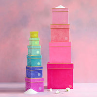 Patisserie Square Stacking Boxes, 10 Colors