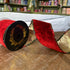 John Mark Red Velvet Metallic Dupion Plaid Wired Ribbon - 4" x 10 yd