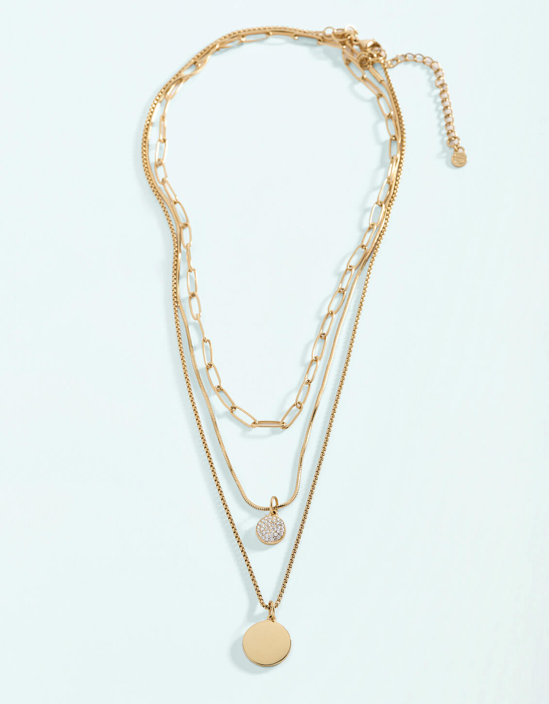 Spartina Drayton Layered Necklace 18" Crystal by Spartina 449