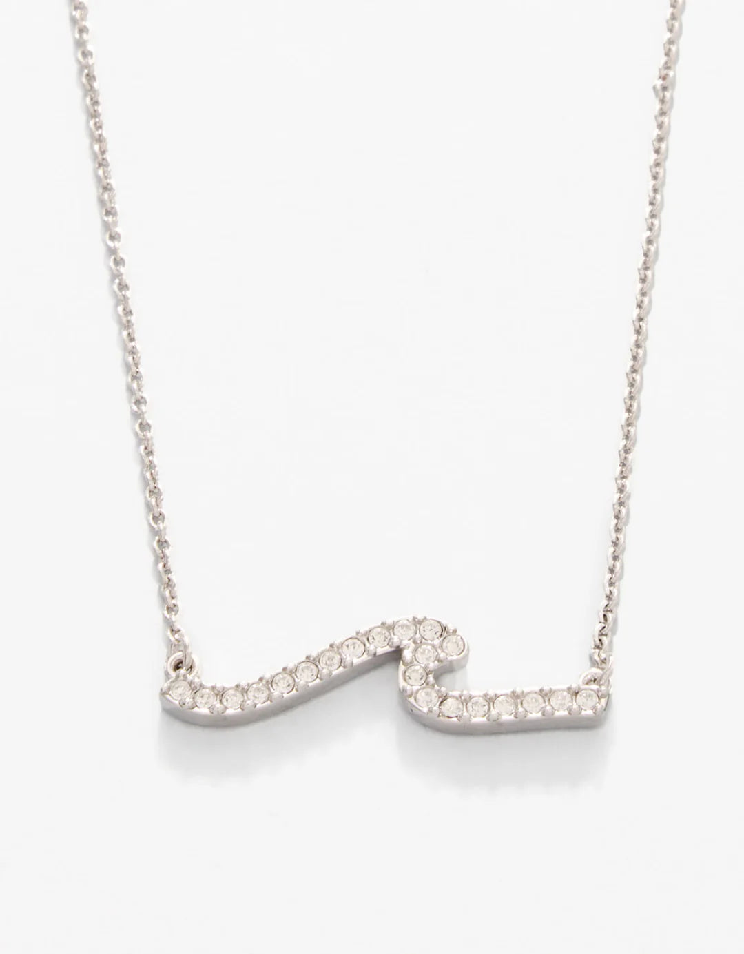 Spartina SLV Necklace 18" Hope Floats/Wave Silver