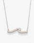 Spartina SLV Necklace 18" Hope Floats/Wave Silver