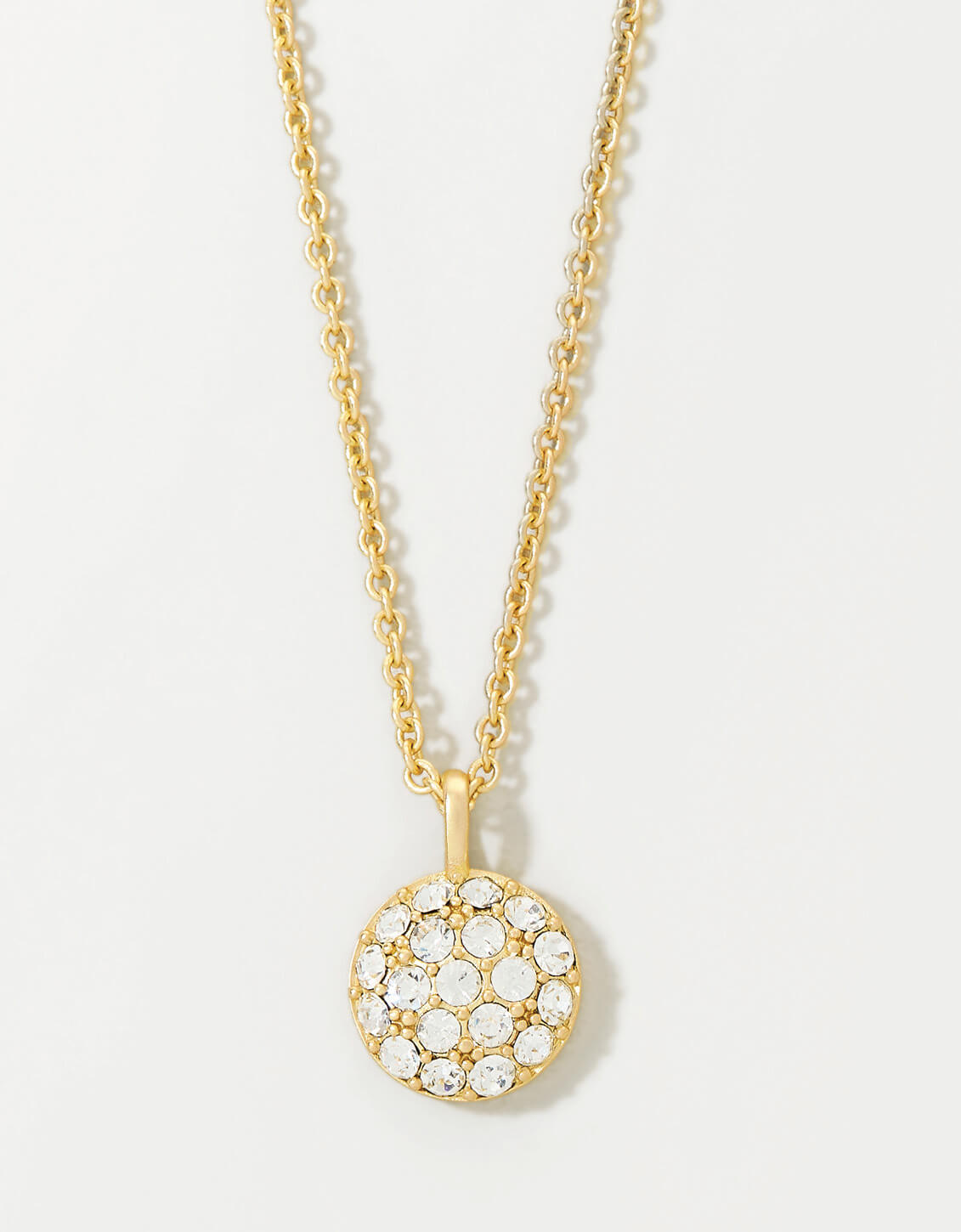 Spartina SLV Shine Necklace 18" Wonderful/Pave Gold by Spartina 449