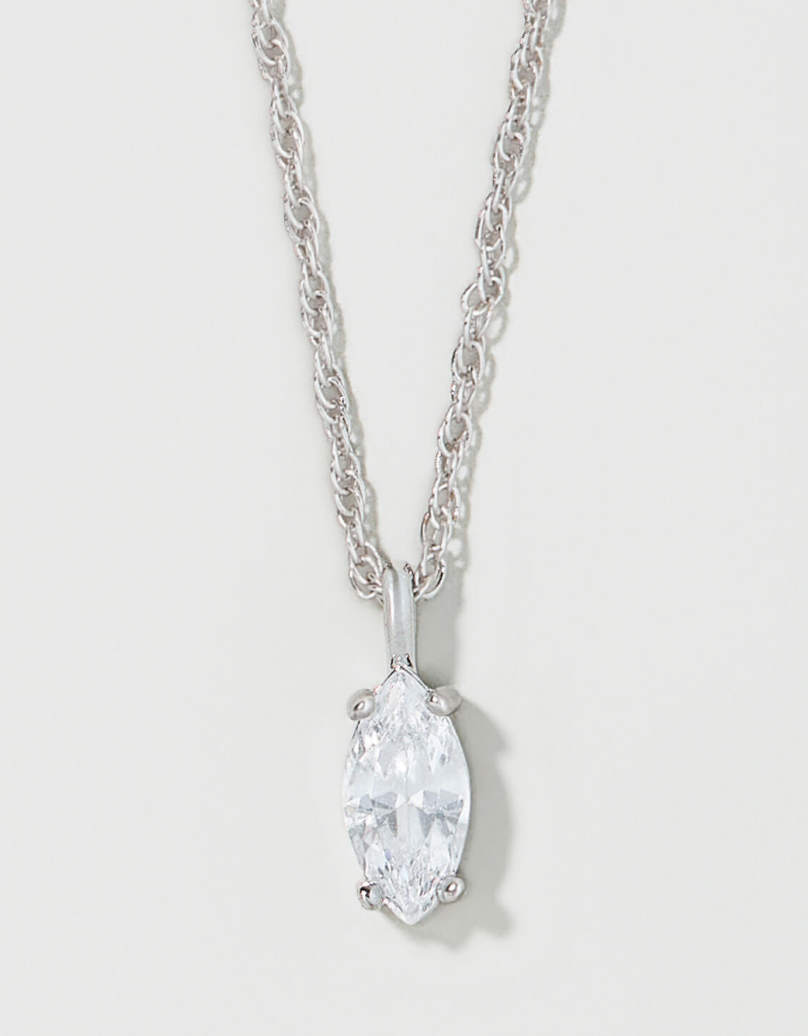 Spartina SLV Shine Necklace 18" Fantastic/Marquise Silver by Spartina 449