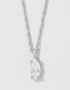 Spartina SLV Shine Necklace 18" Fantastic/Marquise Silver by Spartina 449