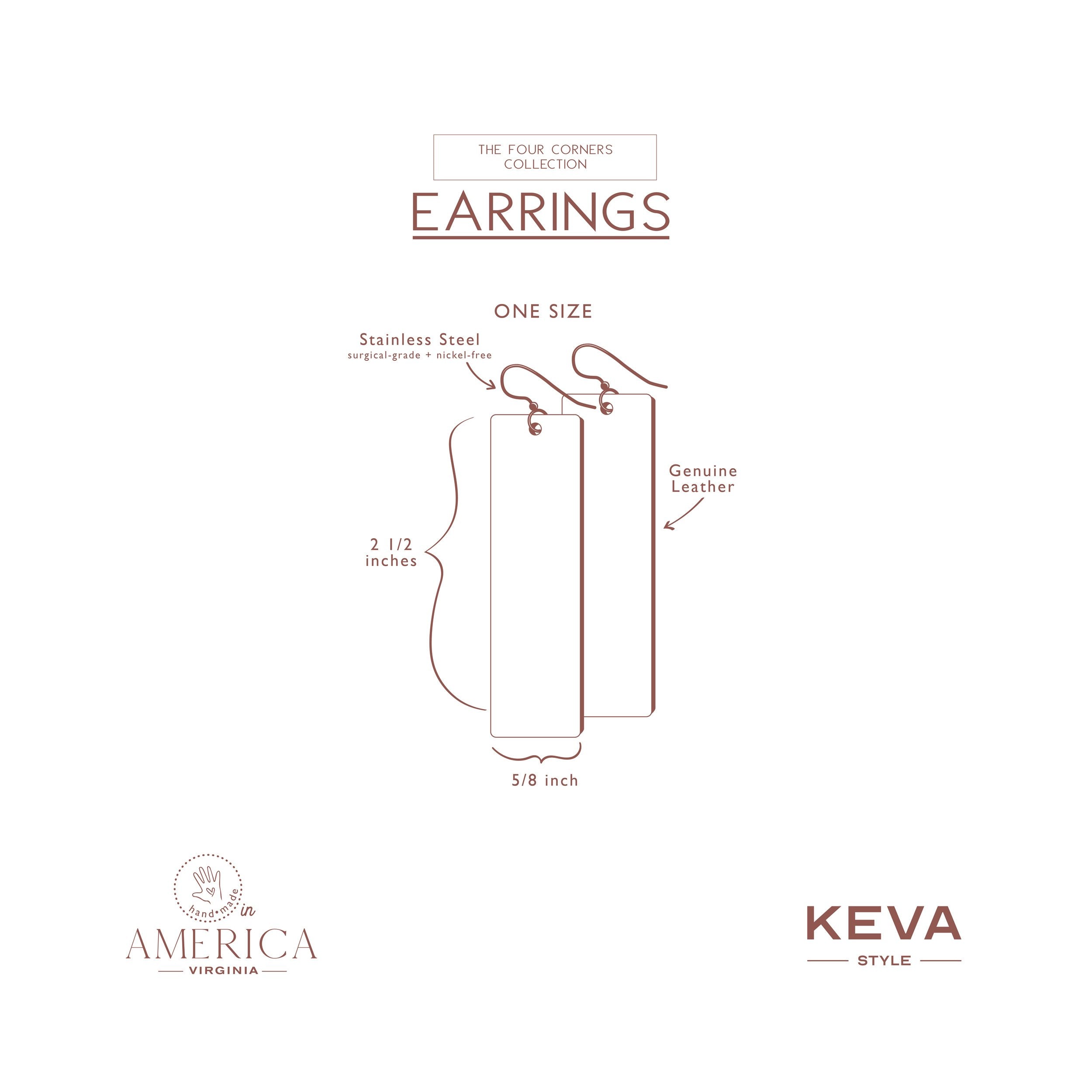 Sparkle in Gold Four Corners Earrings