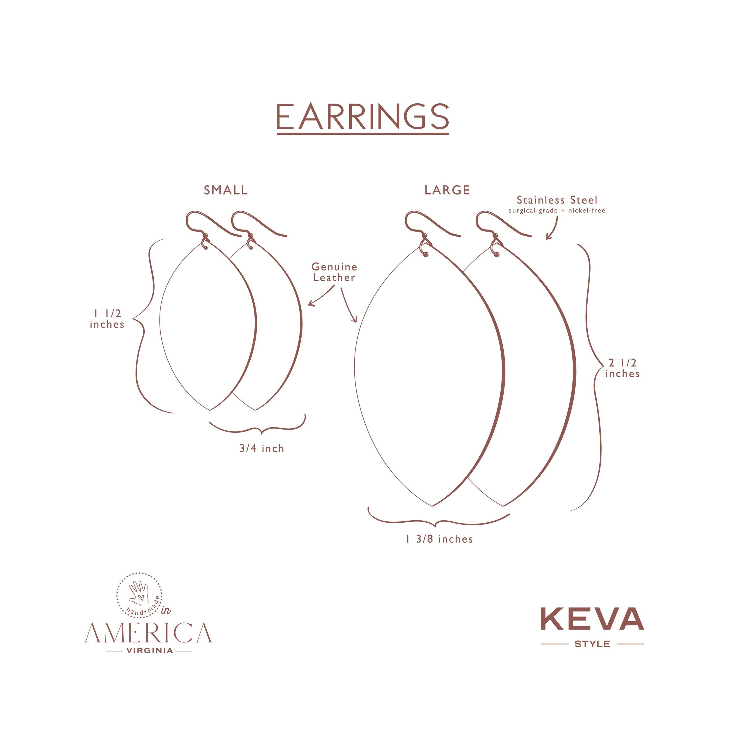 Maymont Dusk Leather Earrings