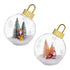 Heartfelt Cheer LED Plastic Ornament with LED Snowflake, 7.5"H
