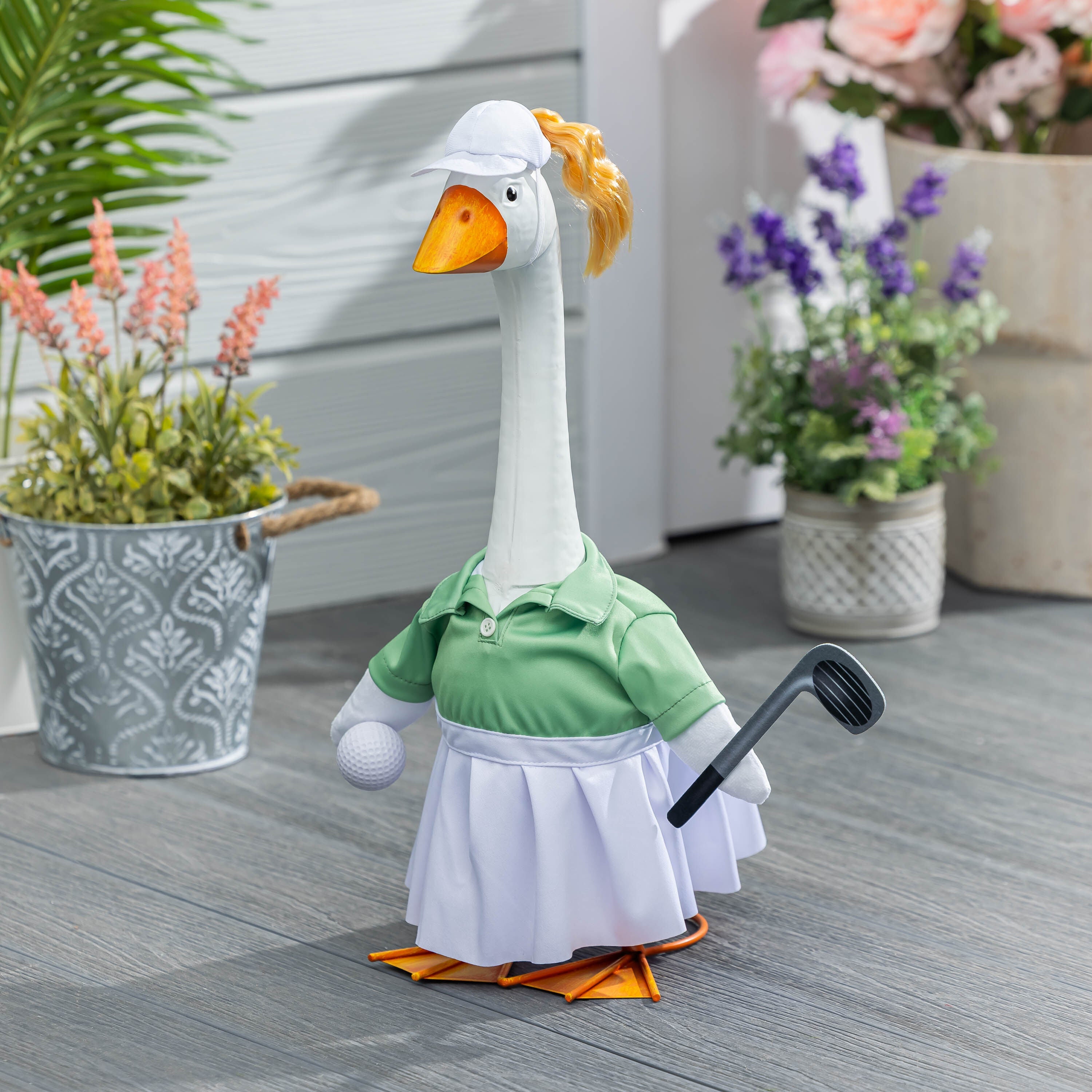 Golf Player For Giddy The Porch Goose by Evergreen