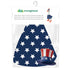 Tabletop fabric Gordy goose wearing the Patriotic accessory set - alternate view