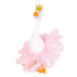 Tabletop fabric Gordy goose wearing the Princess accessory set - alternate view