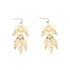 Tallulah-Gold hammered Bird Earrings