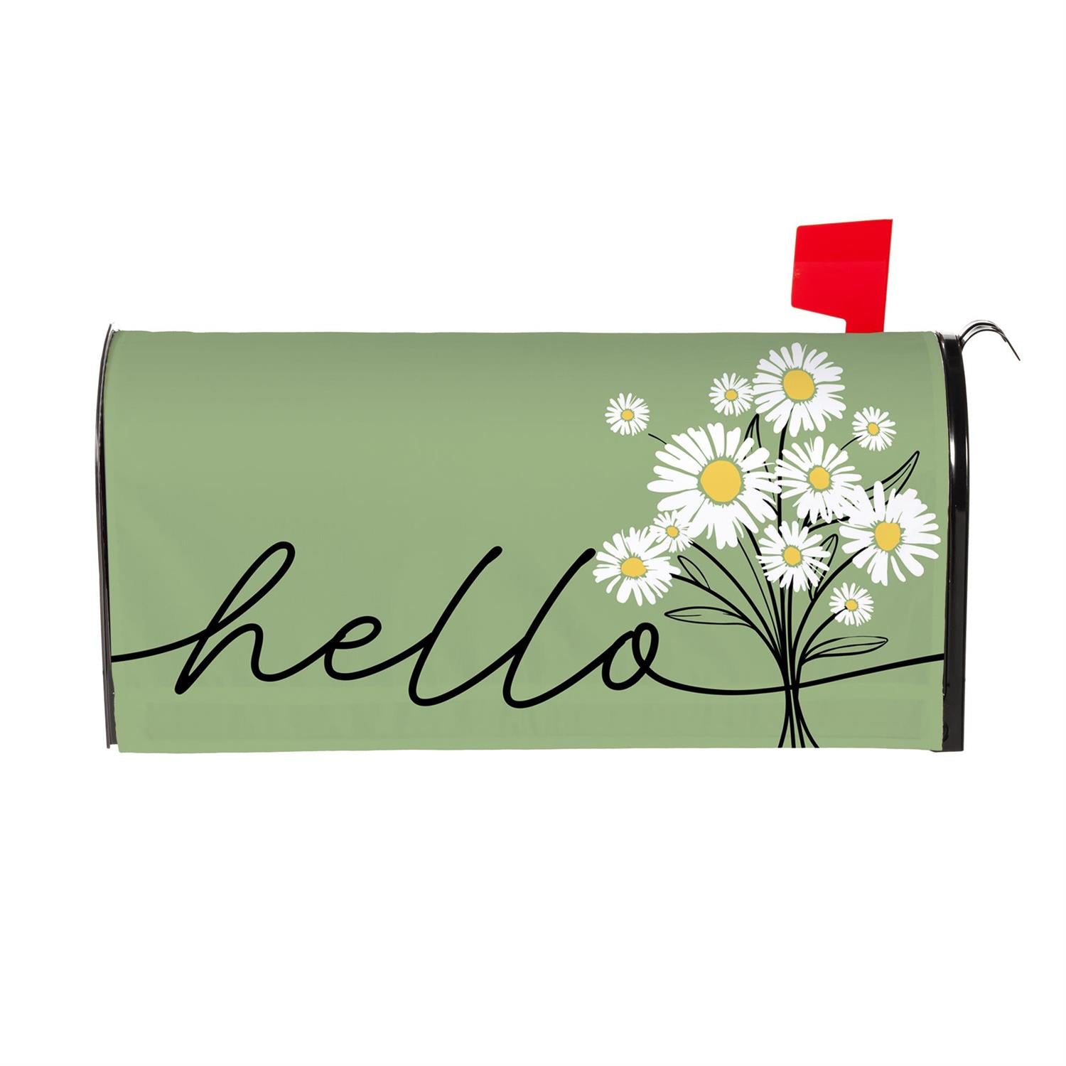 Hello Dainty Daisies Mailbox Cover by Evergreen