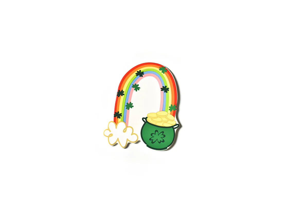 HAPPY EVERYTHING END OF RAINBOW POT OF GOLD MINI ATTACHMENT