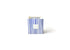 Happy Everything Indigo Skinny Stripe Medium Mini Nesting Cube