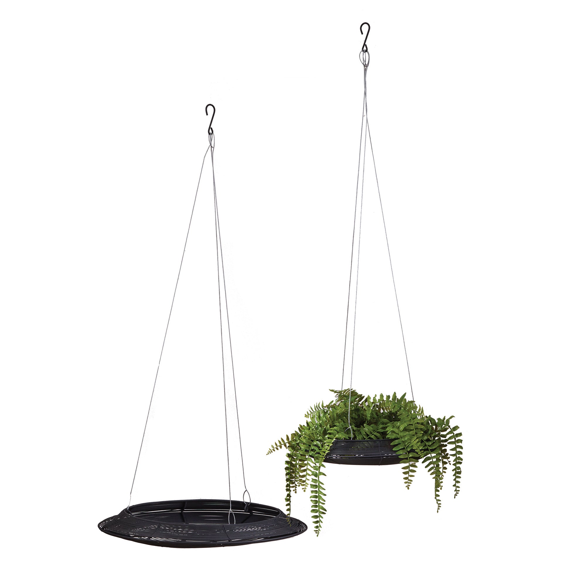 NASH HANGING BASKETS, SET OF 2