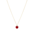 16" Necklace Gold - Reflection Small Charm - 01