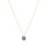 16" Necklace Gold - Reflection Small Charm - 09