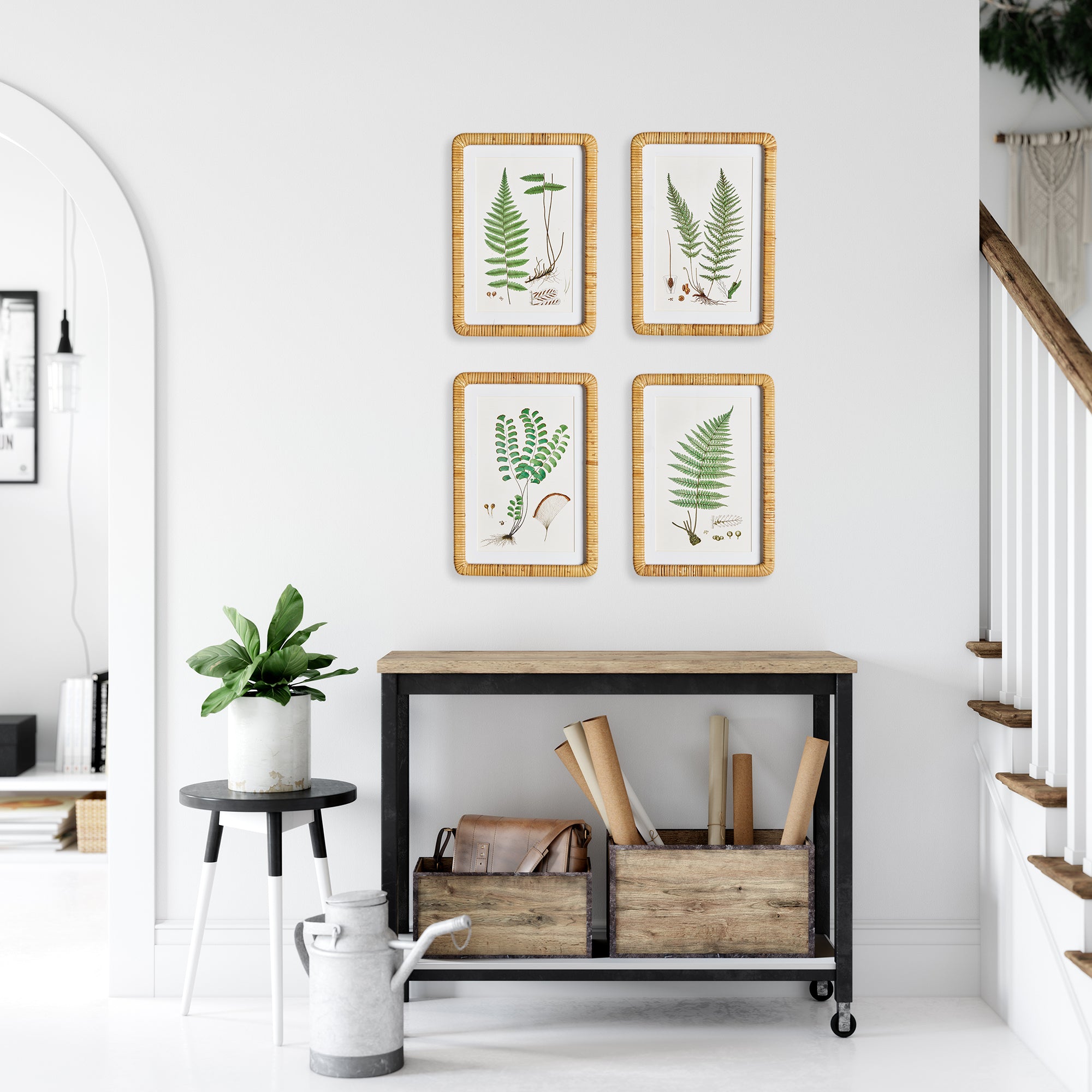 FOREST FERN PRINTS, SET OF 4 - view 3