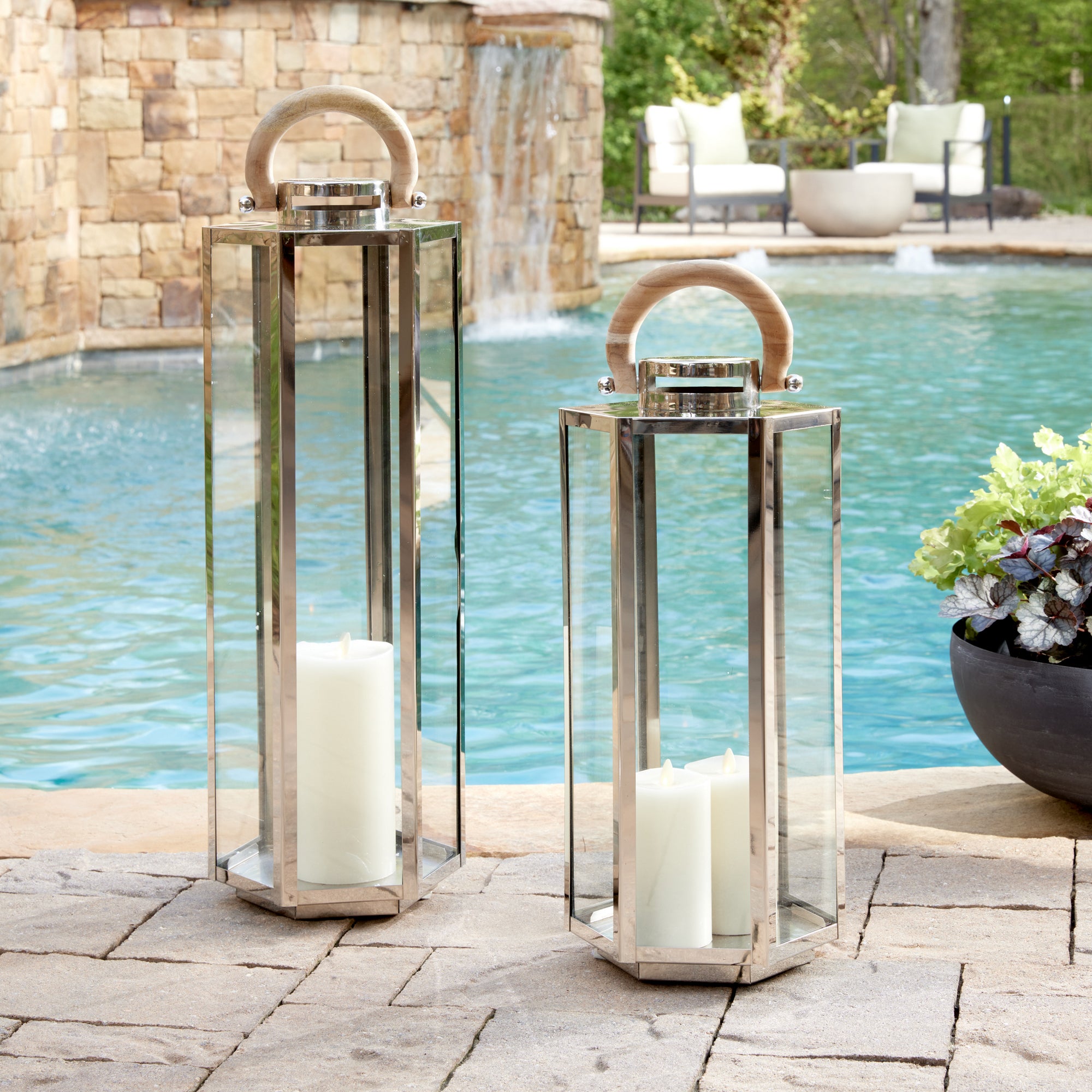 Dockside Outdoor Lantern Large - View 5