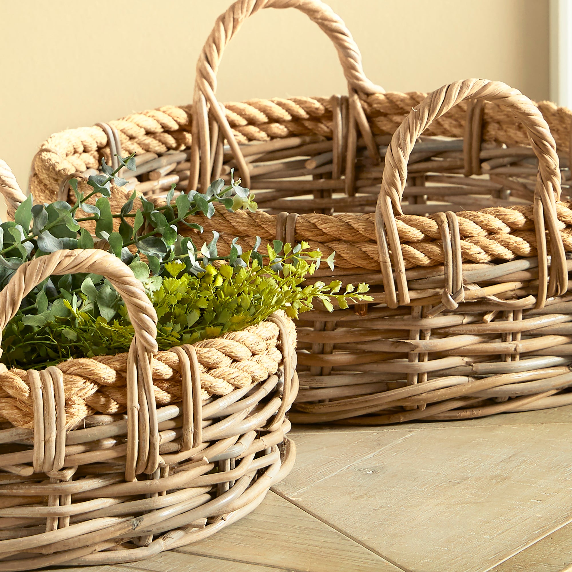 Sonoma Low Baskets, Set Of 2 - View 3