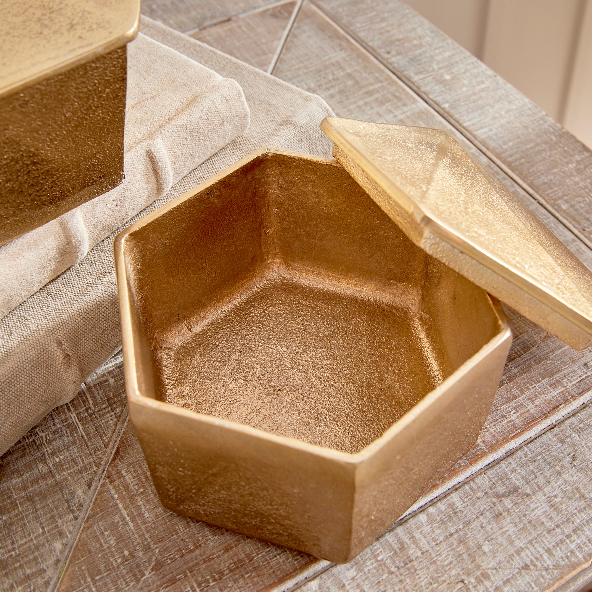 Luca Lidded Boxes, Set Of 2 - View 9