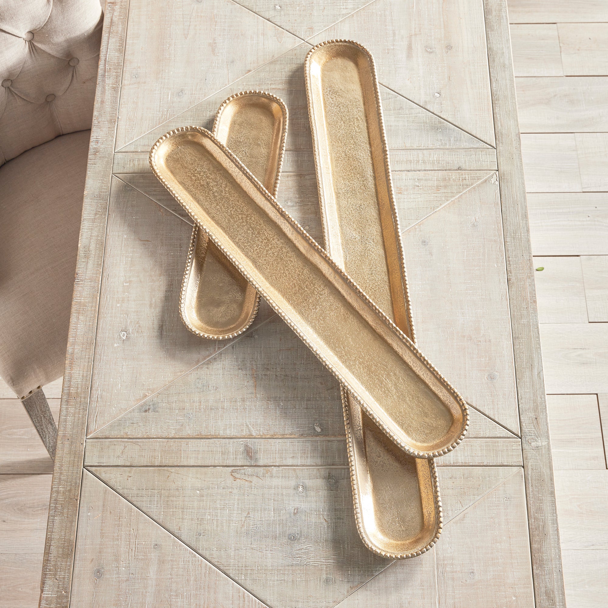 BLAIR DECORATIVE TRAYS, SET OF 3 - view 8
