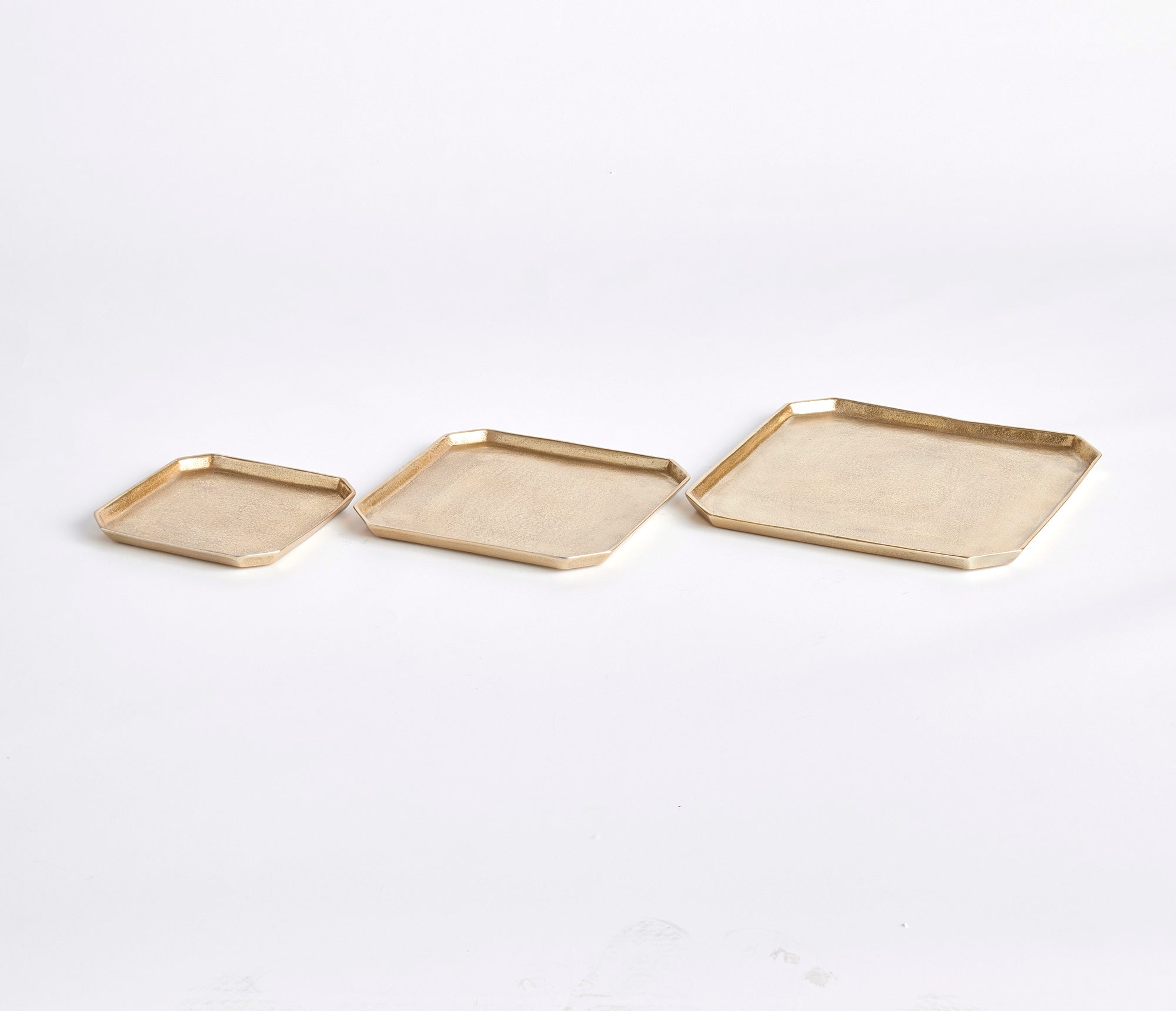 Dezi Square Serving Trays, Set Of 3 - View 3
