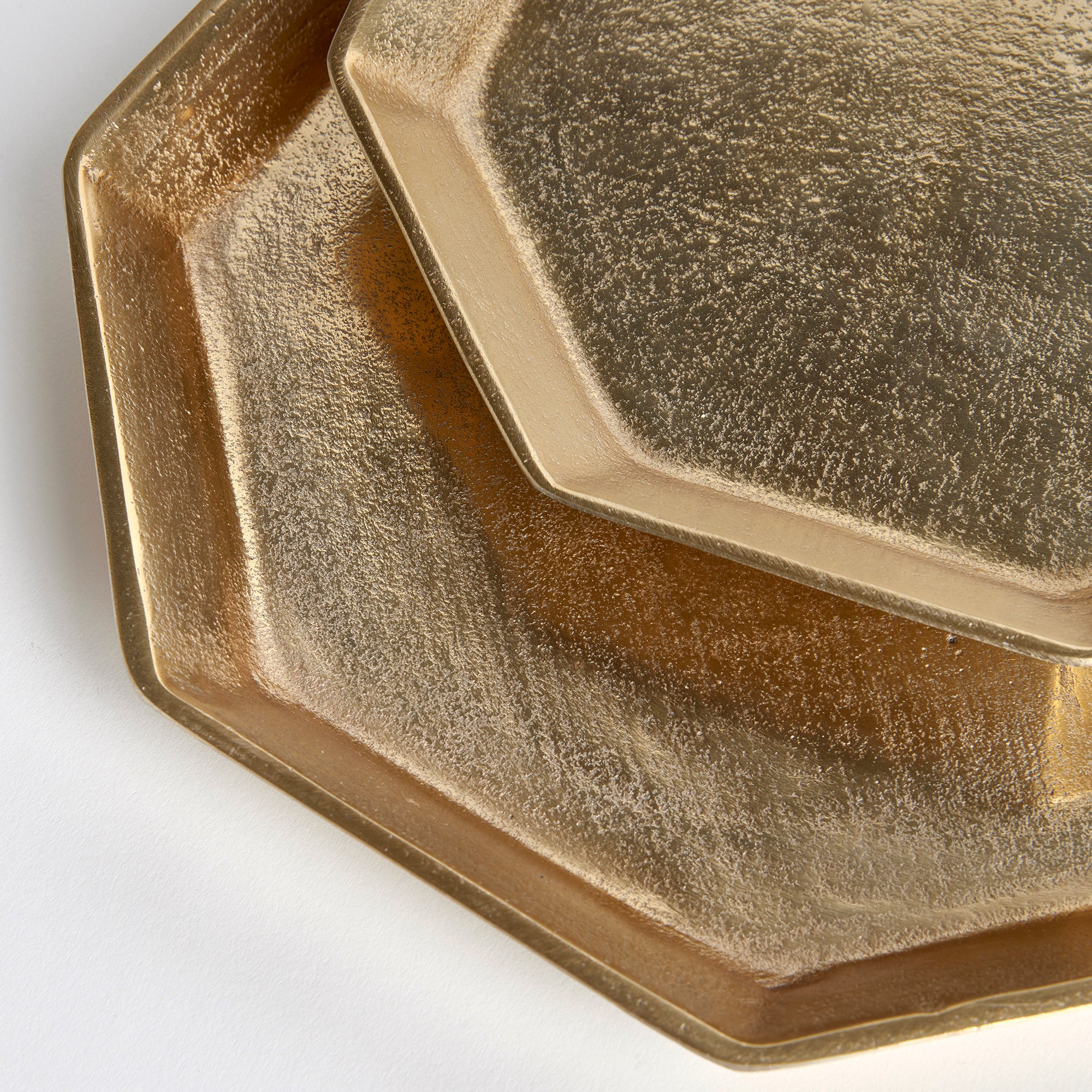 DEZI OCTAGONAL SERVING TRAYS, SET OF 2 - view 3