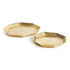 DEZI OCTAGONAL SERVING TRAYS, SET OF 2