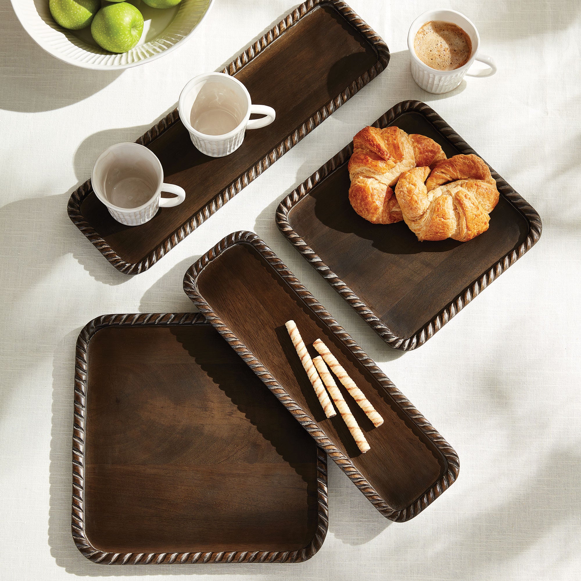 Langley Square Trays, Set Of 2 - View 5