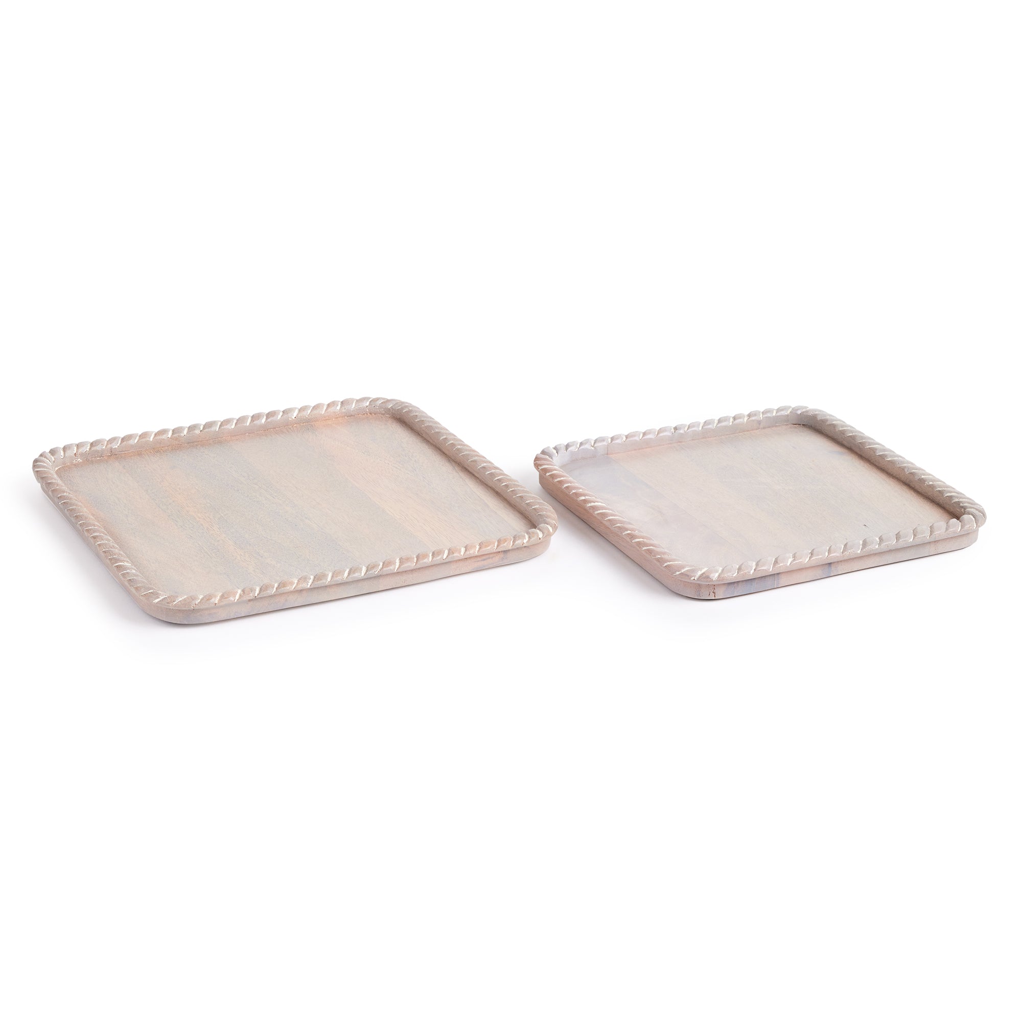 Langley Square Trays, Set Of 2