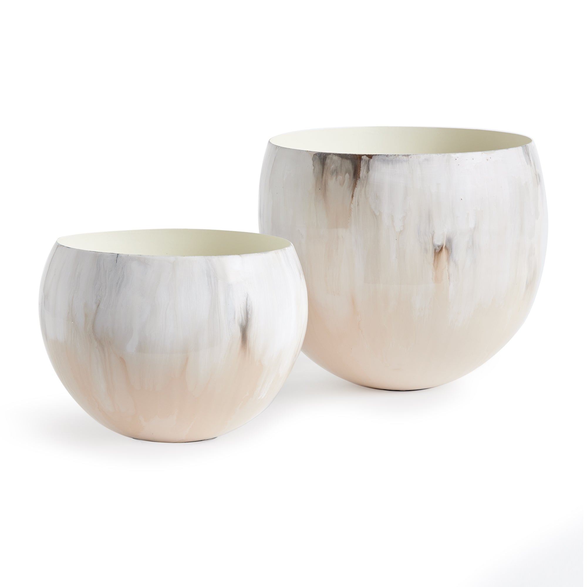 KONA CACHEPOTS, SET OF 2 BY NAPA HOME & GARDEN