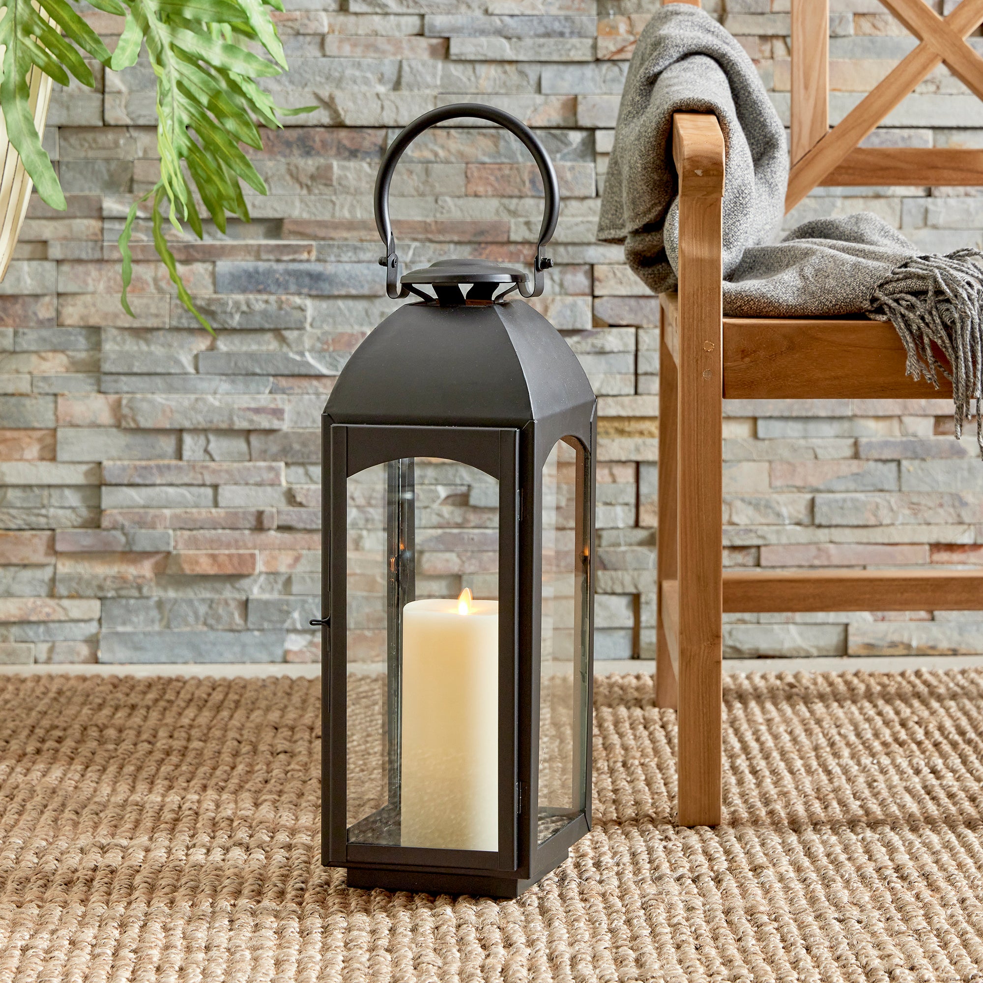 Antoinne Outdoor Lantern Large - View 6