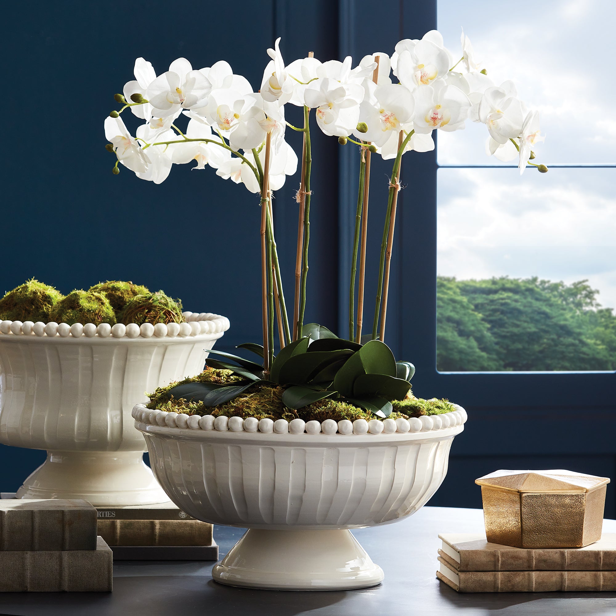 COLETTA DECORATIVE FOOTED LOW BOWL - view 5