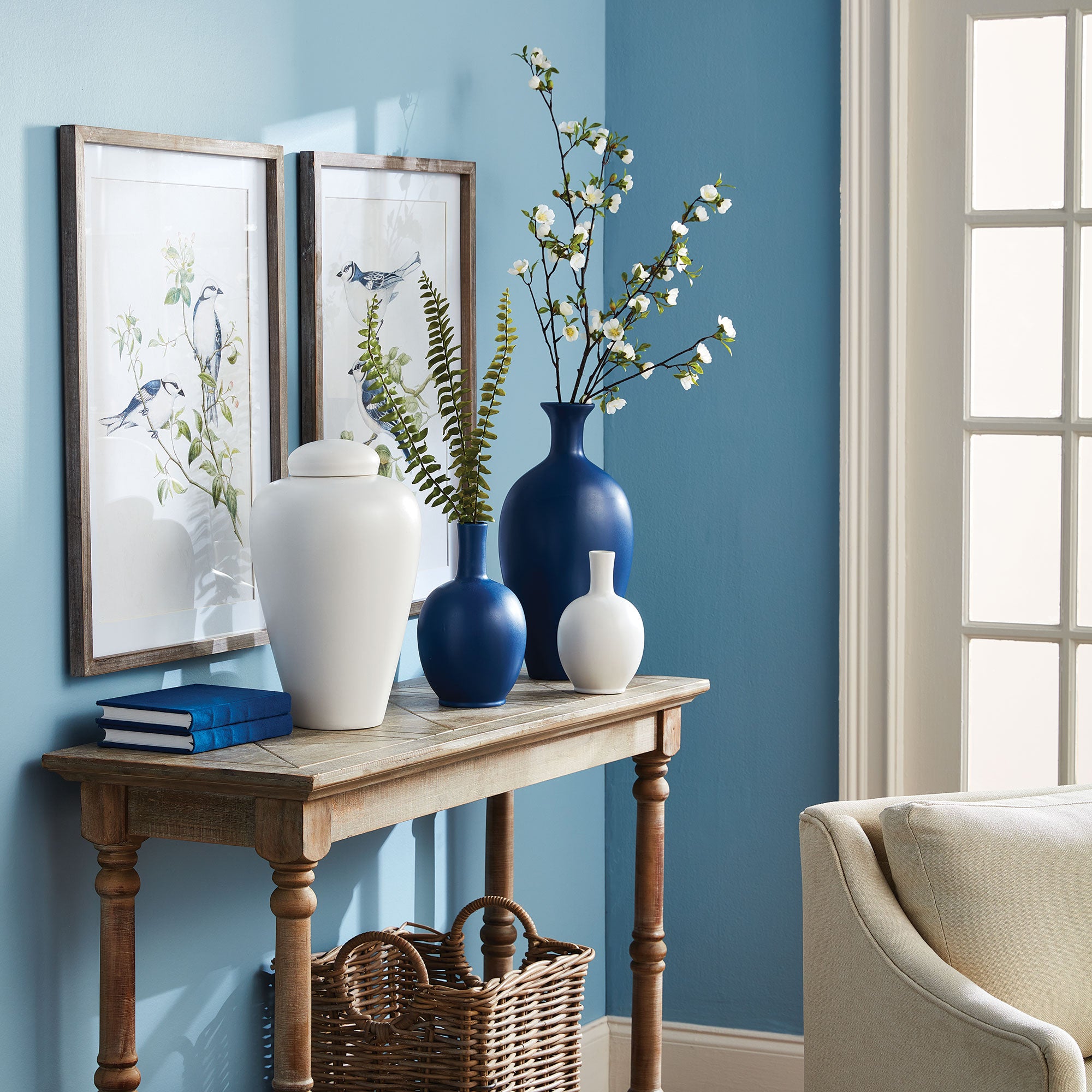 Blue Birds Prints, Set Of 4 - View 3