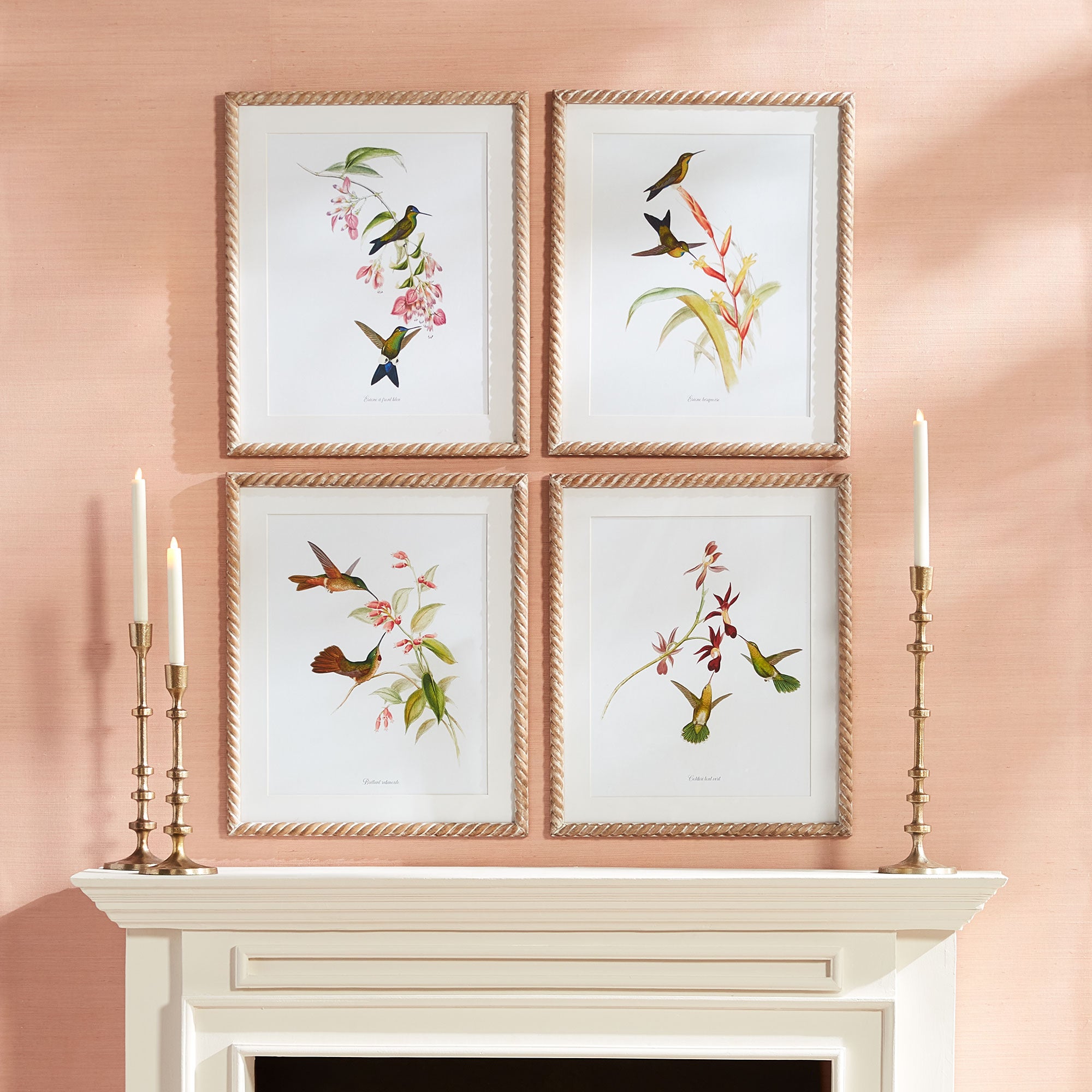 Playful Hummingbird Prints, Set Of 4 - View 4