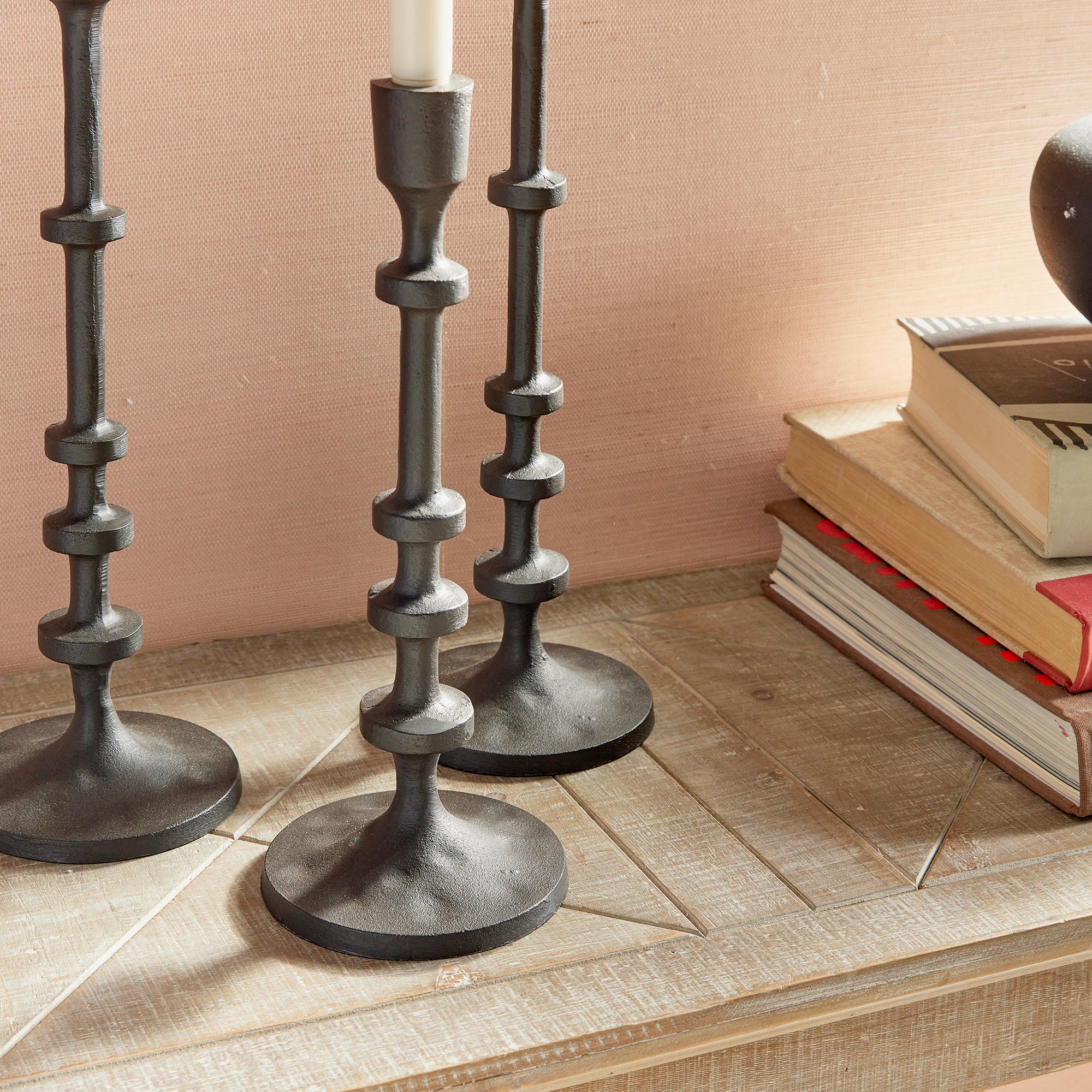 Abacus Taper Holders, Set Of 3 - View 5